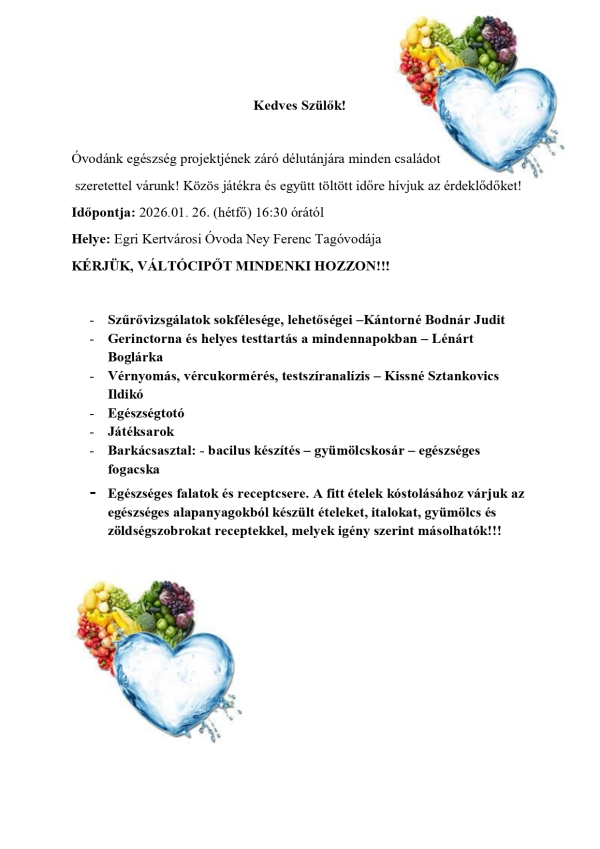 Egészség délután